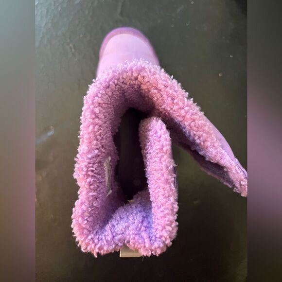 ZELLA Kids Quilted Fleece Lined Snow Boot Sz 1 - Picture 2 of 13